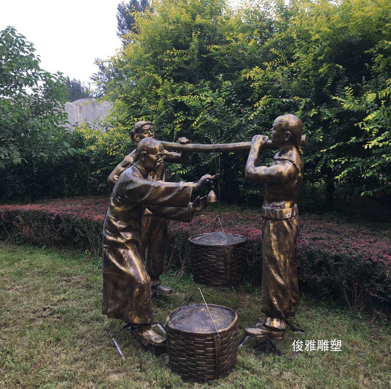 浙江湖州玻璃鋼仿銅雕塑